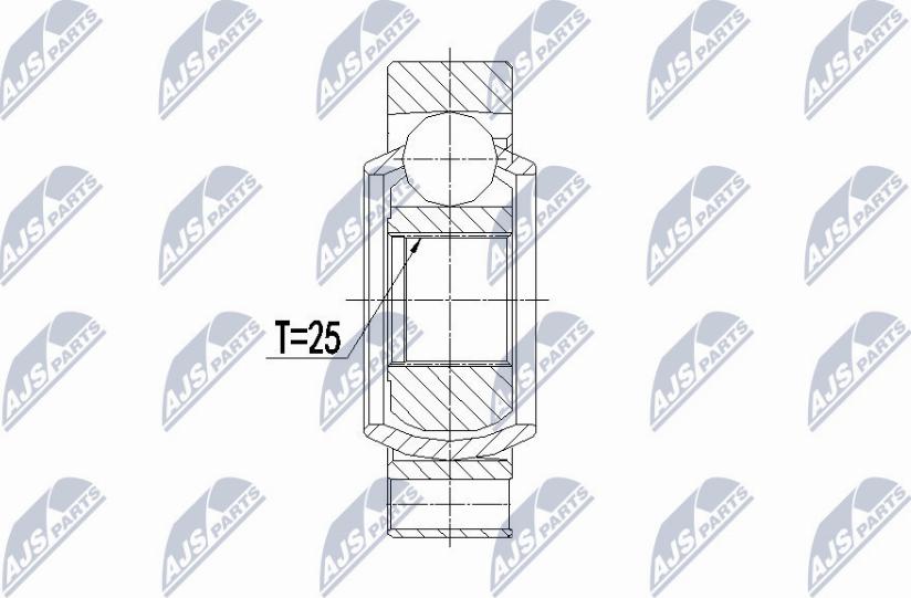 NTY NPW-BM-068 - Jeu de joints, arbre de transmission cwaw.fr