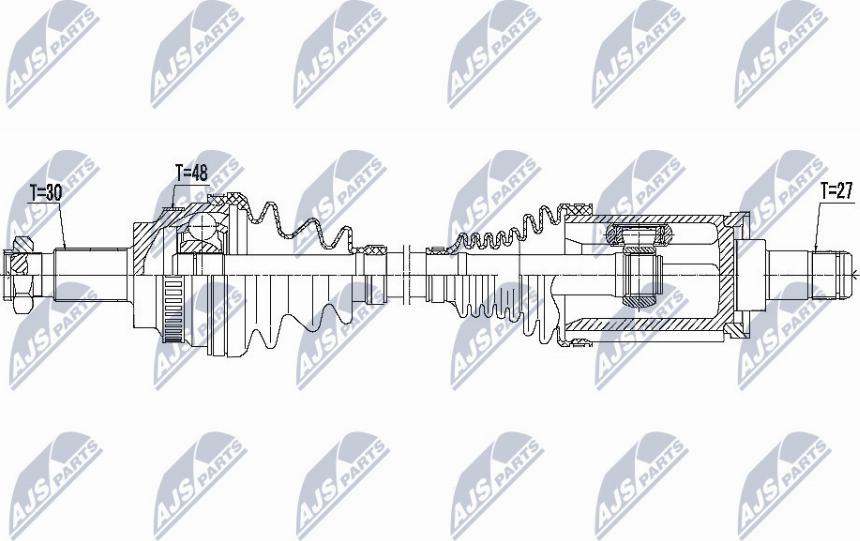 NTY NPW-BM-081 - Arbre de transmission cwaw.fr