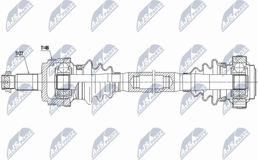 NTY NPW-BM-035 - Arbre de transmission cwaw.fr