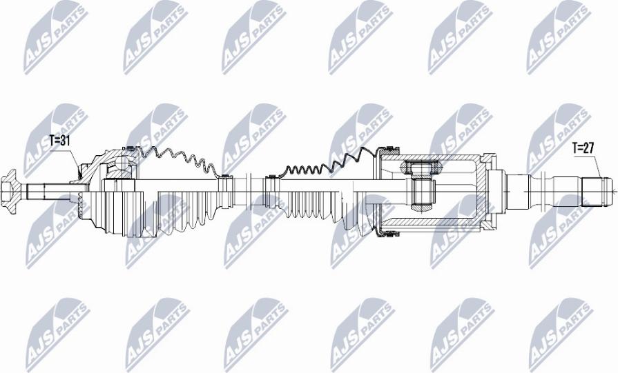 NTY NPW-BM-027 - Arbre de transmission cwaw.fr