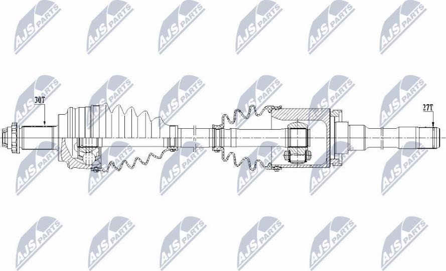 NTY NPW-BM-152 - Arbre de transmission cwaw.fr