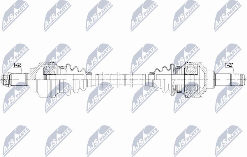 NTY NPW-BM-113 - Arbre de transmission cwaw.fr