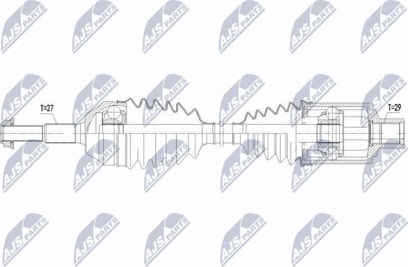 NTY NPW-CH-098 - Arbre de transmission cwaw.fr