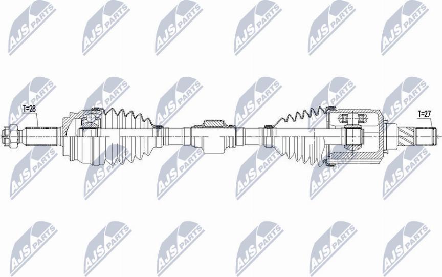 NTY NPW-CH-060 - Arbre de transmission cwaw.fr