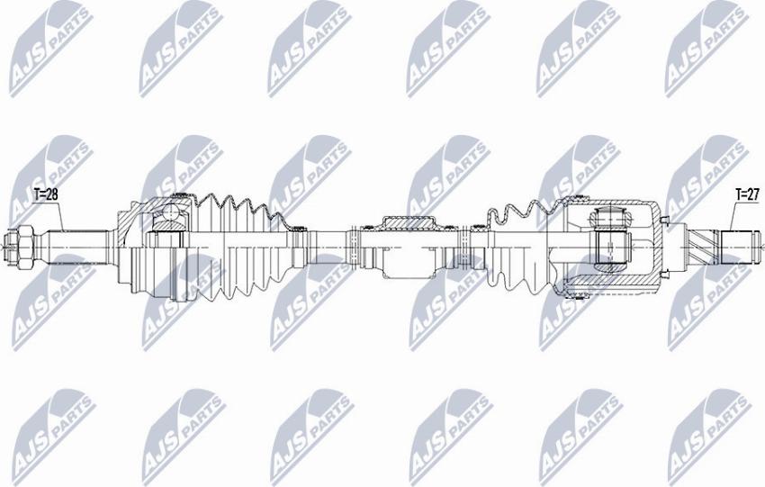 NTY NPW-CH-062 - Arbre de transmission cwaw.fr