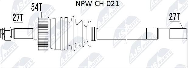 NTY NPW-CH-021 - Arbre de transmission cwaw.fr