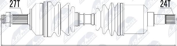 NTY NPW-CT-014 - Arbre de transmission cwaw.fr