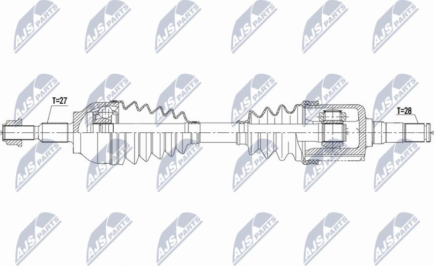 NTY NPW-FR-161 - Arbre de transmission cwaw.fr