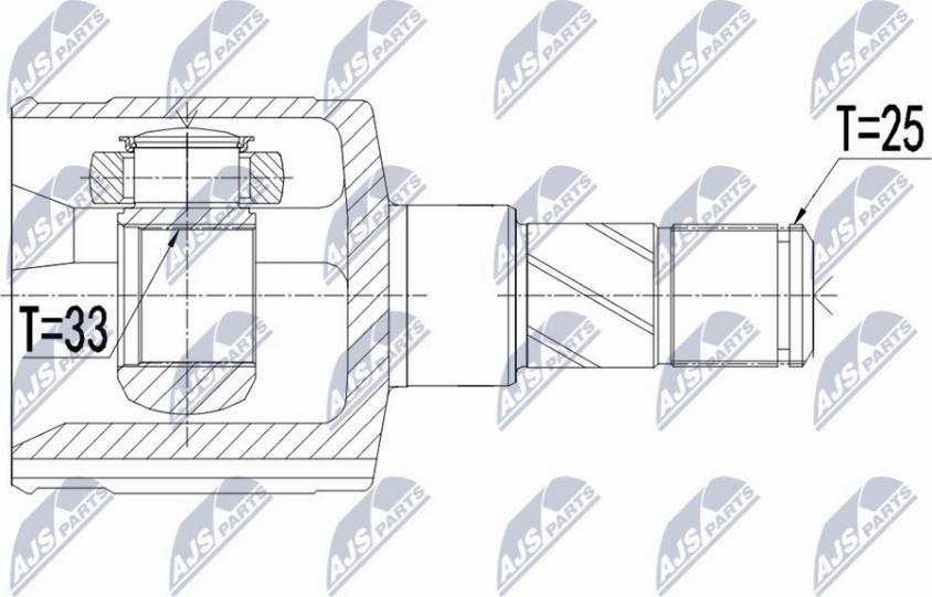 NTY NPW-FT-044 - Jeu de joints, arbre de transmission cwaw.fr