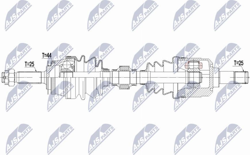 NTY NPW-HY-591 - Arbre de transmission cwaw.fr