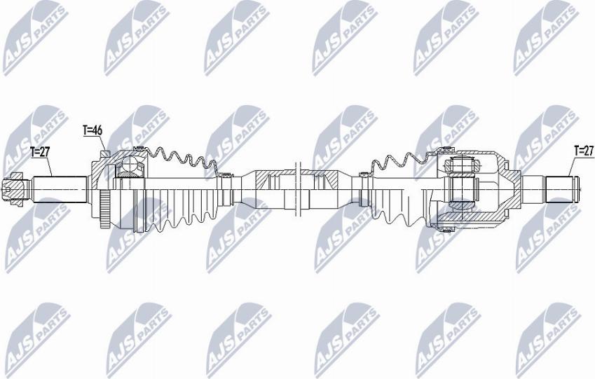 NTY NPW-HY-559 - Arbre de transmission cwaw.fr