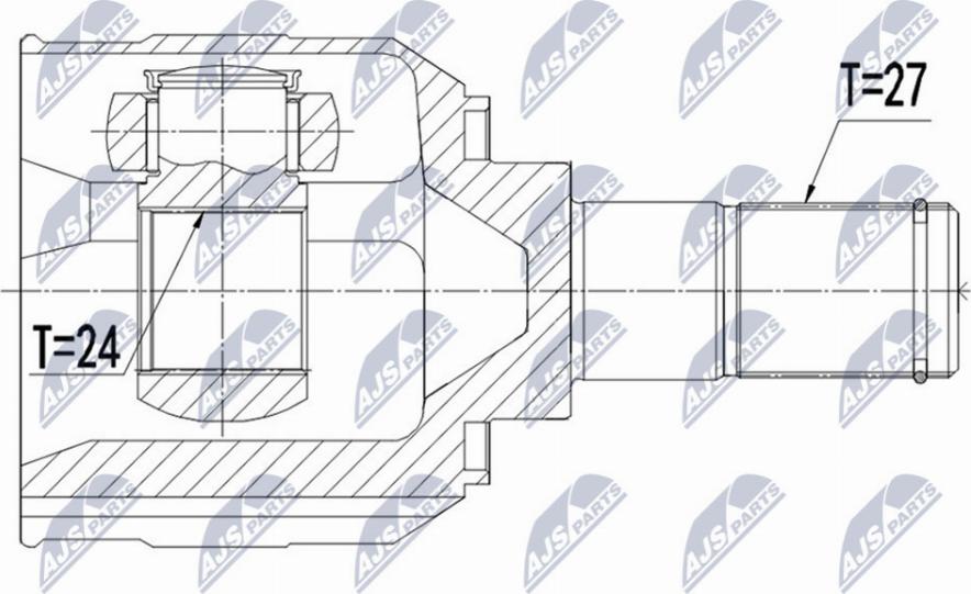 NTY NPW-HY-558 - Arbre de transmission cwaw.fr