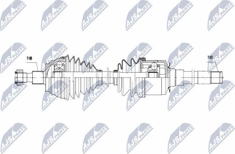 NTY NPW-ME-048 - Arbre de transmission cwaw.fr