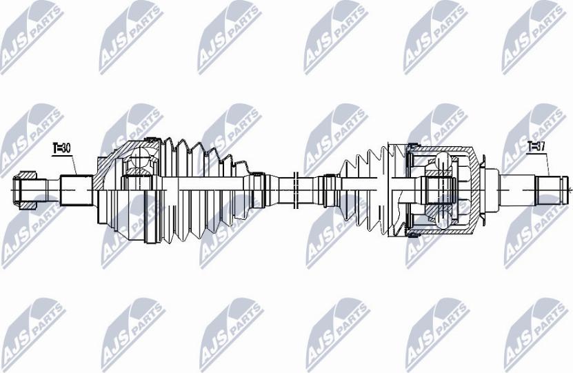 NTY NPW-ME-055 - Arbre de transmission cwaw.fr