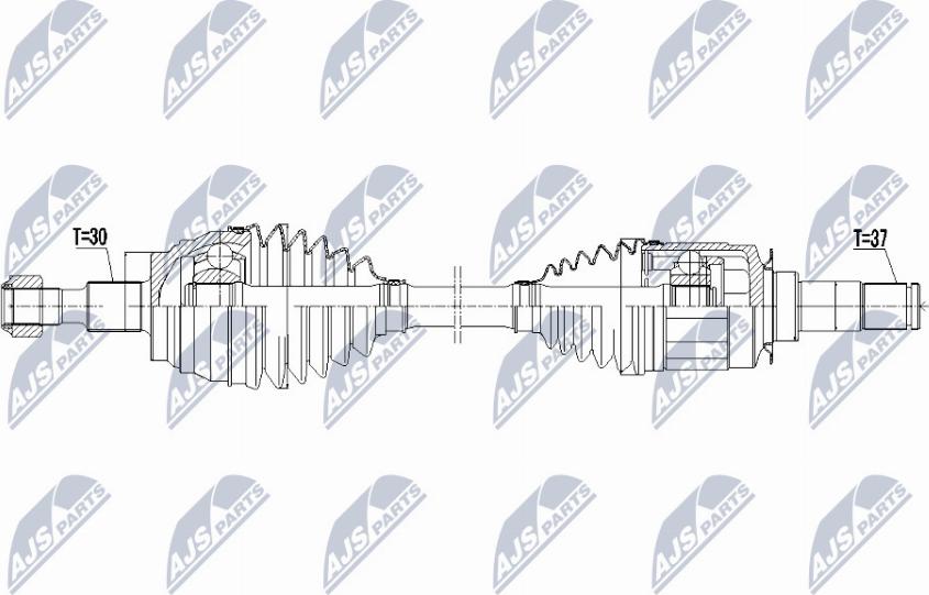 NTY NPW-ME-051 - Arbre de transmission cwaw.fr