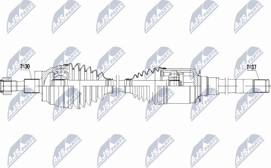 NTY NPW-ME-052 - Arbre de transmission cwaw.fr