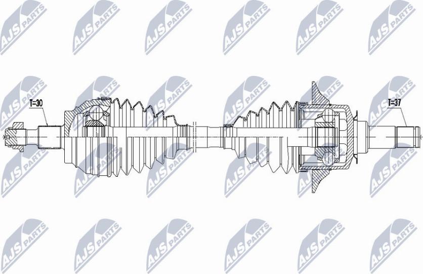 NTY NPW-ME-068 - Arbre de transmission cwaw.fr