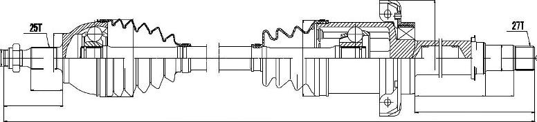 NTY NPW-ME-029 - Arbre de transmission cwaw.fr