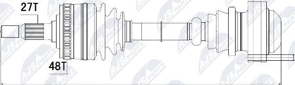 NTY NPW-ME-020 - Arbre de transmission cwaw.fr