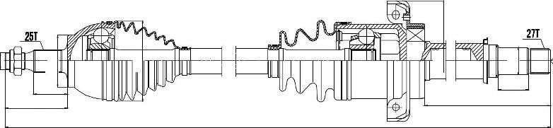 NTY NPW-ME-028 - Arbre de transmission cwaw.fr