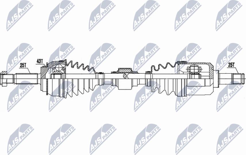 NTY NPW-MS-071 - Arbre de transmission cwaw.fr