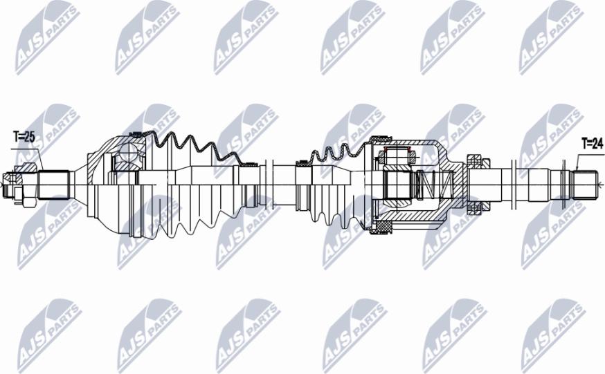 NTY NPW-PE-087 - Arbre de transmission cwaw.fr