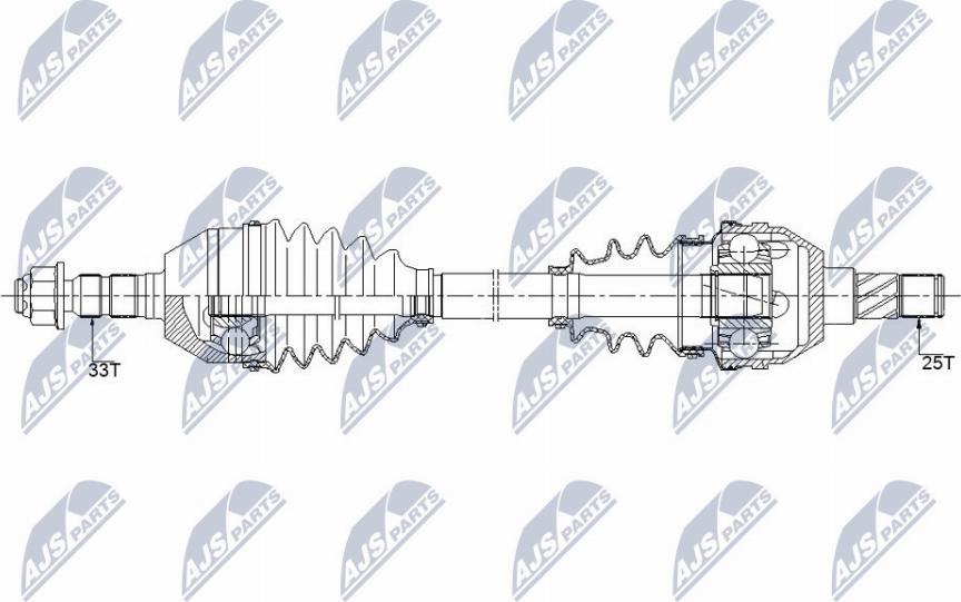 NTY NPW-PL-091 - Arbre de transmission cwaw.fr