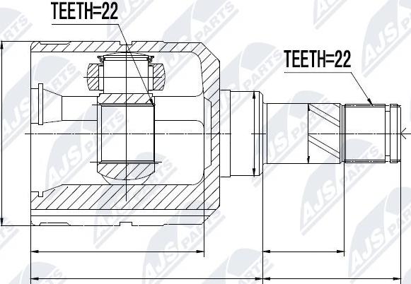 NTY NPW-PL-002 - Jeu de joints, arbre de transmission cwaw.fr