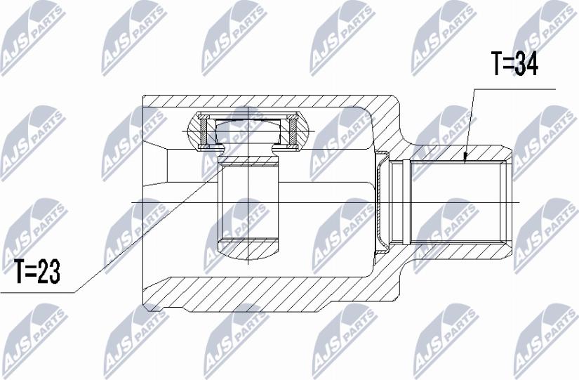 NTY NPW-PL-030 - Jeu de joints, arbre de transmission cwaw.fr