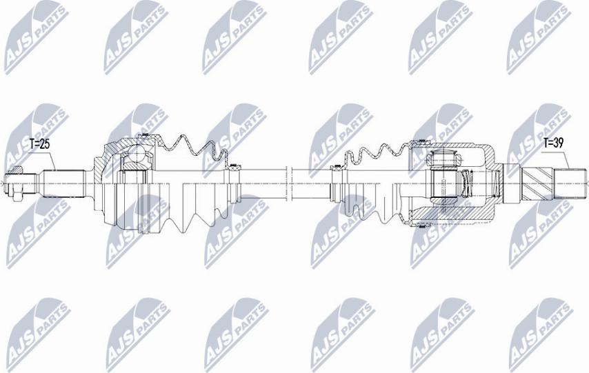 NTY NPW-RE-099 - Arbre de transmission cwaw.fr