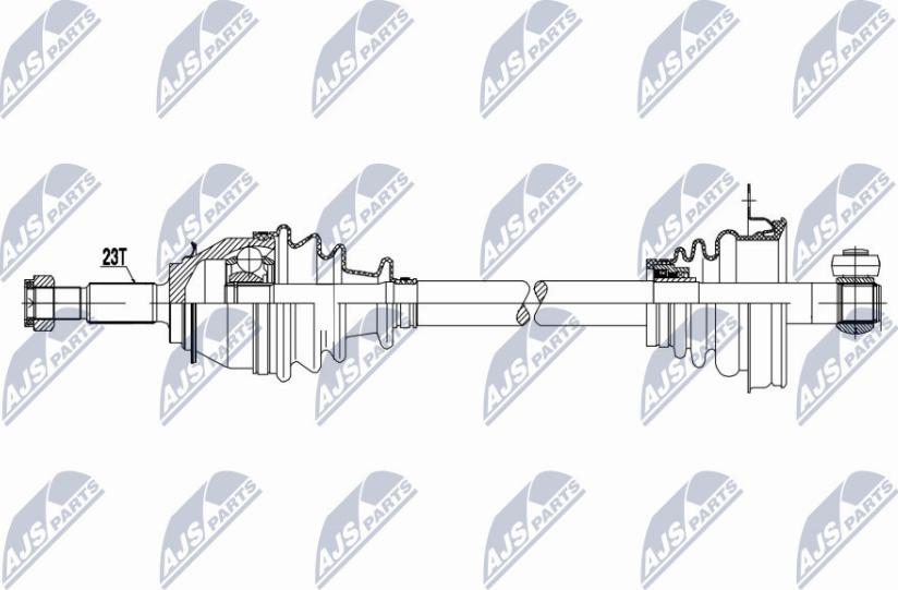 NTY NPW-RE-065 - Arbre de transmission cwaw.fr