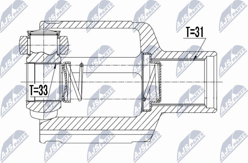 NTY NPW-RE-060 - Jeu de joints, arbre de transmission cwaw.fr