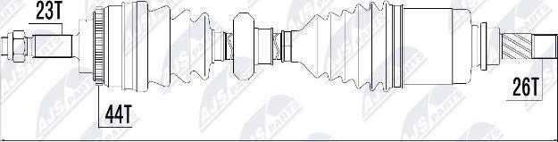 NTY NPW-RE-017 - Arbre de transmission cwaw.fr