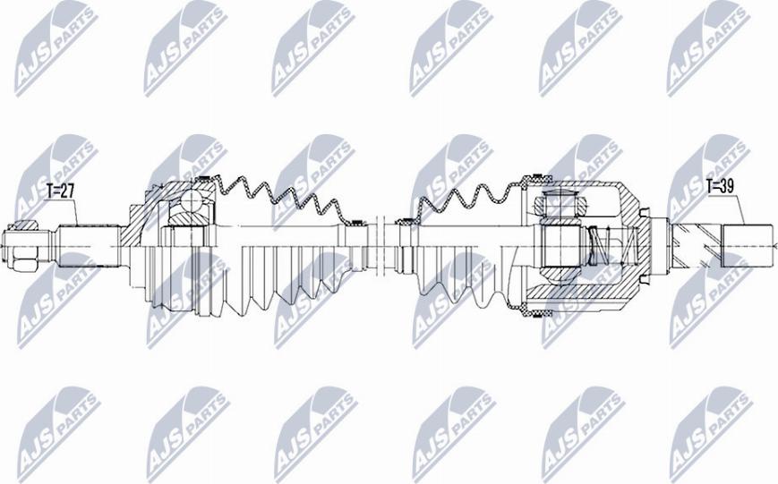 NTY NPW-RE-083 - Arbre de transmission cwaw.fr