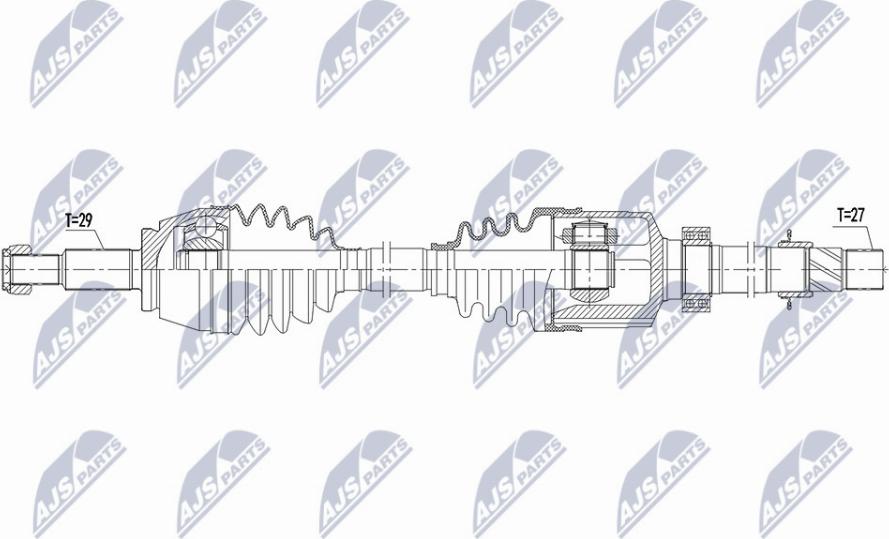 NTY NPW-RE-162 - Arbre de transmission cwaw.fr