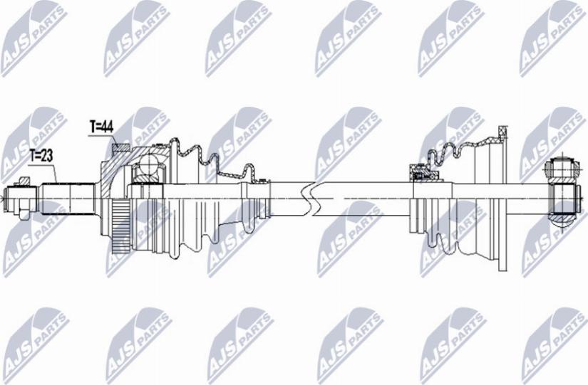 NTY NPW-RE-177 - Arbre de transmission cwaw.fr