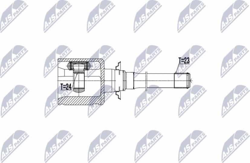 NTY NPW-TY-082 - Jeu de joints, arbre de transmission cwaw.fr