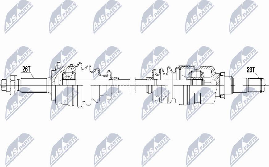 NTY NPW-TY-113 - Arbre de transmission cwaw.fr