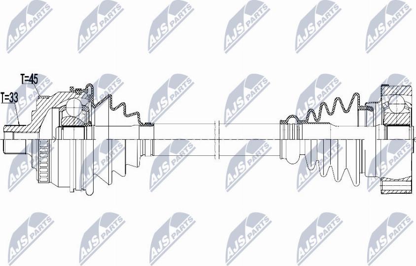 NTY NPW-VW-091 - Arbre de transmission cwaw.fr