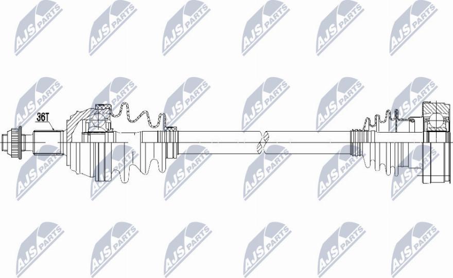 NTY NPW-VW-097 - Arbre de transmission cwaw.fr