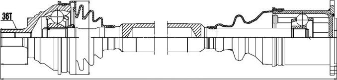 NTY NPW-VW-038 - Arbre de transmission cwaw.fr