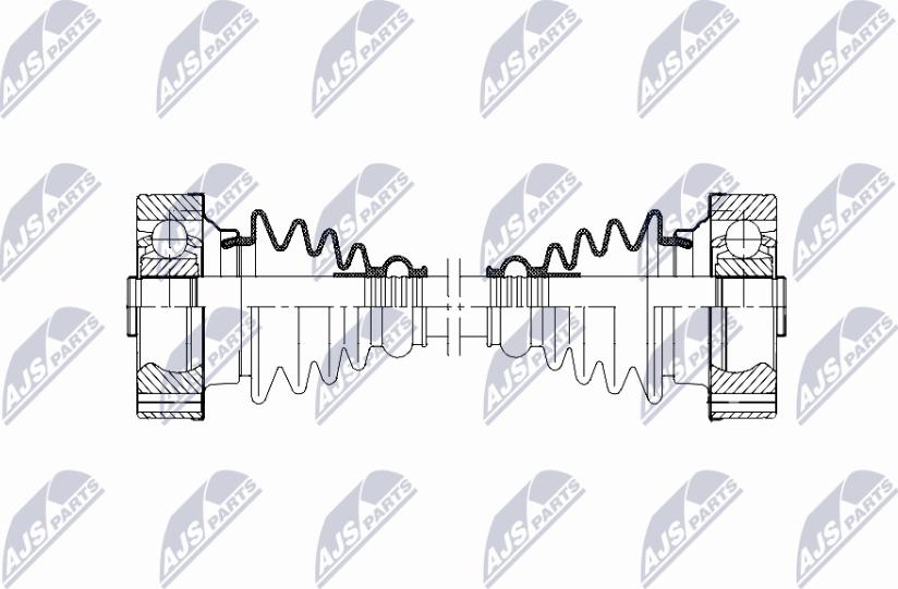 NTY NPW-VW-198 - Arbre de transmission cwaw.fr