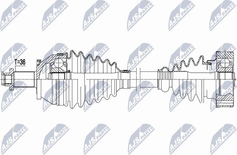 NTY NPW-VW-123 - Arbre de transmission cwaw.fr