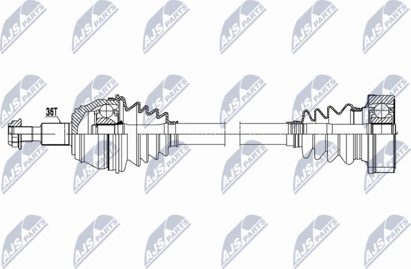 NTY NPW-VW-214 - Arbre de transmission cwaw.fr