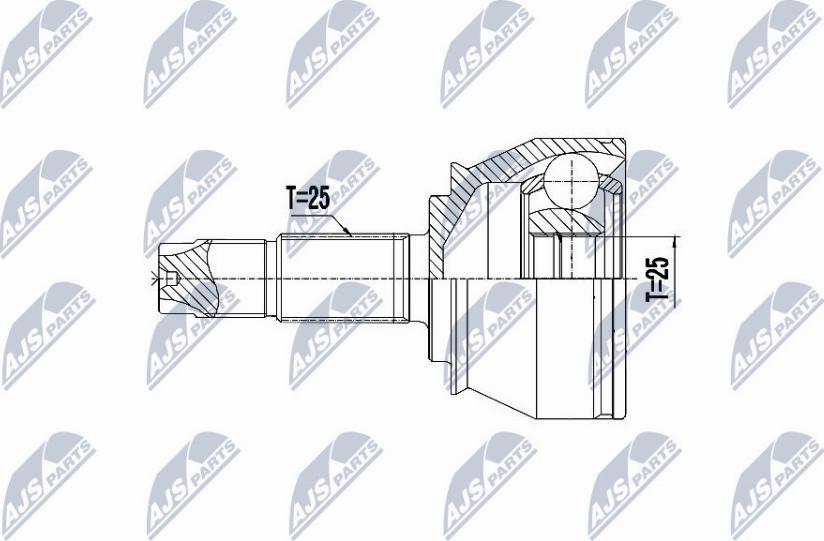 NTY NPZ-FT-056 - Jeu de joints, arbre de transmission cwaw.fr