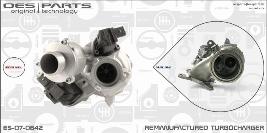 OES PARTS ES-07-0642 - Turbocompresseur, suralimentation cwaw.fr