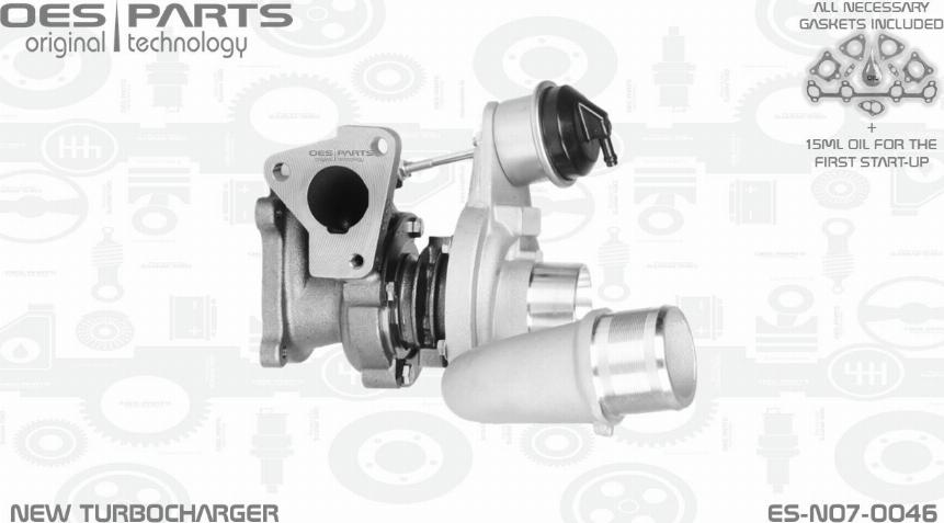 OES PARTS ES-N07-0046 - Turbocompresseur, suralimentation cwaw.fr