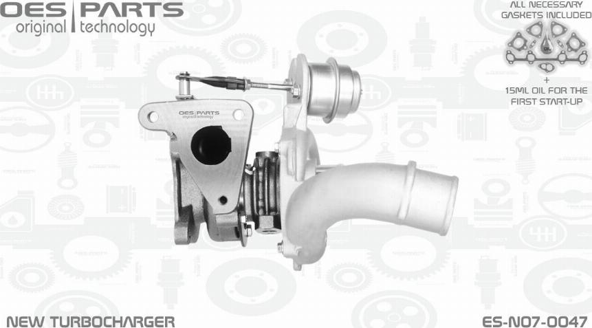 OES PARTS ES-N07-0047 - Turbocompresseur, suralimentation cwaw.fr