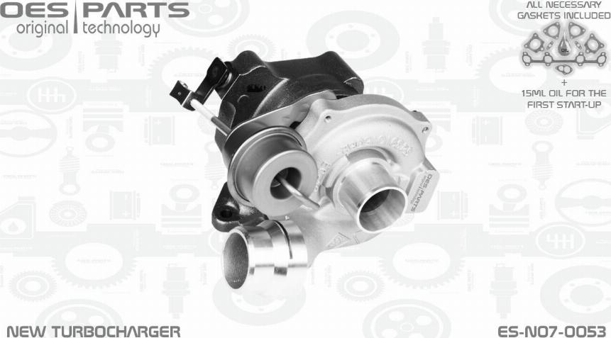 OES PARTS ES-N07-0053 - Turbocompresseur, suralimentation cwaw.fr