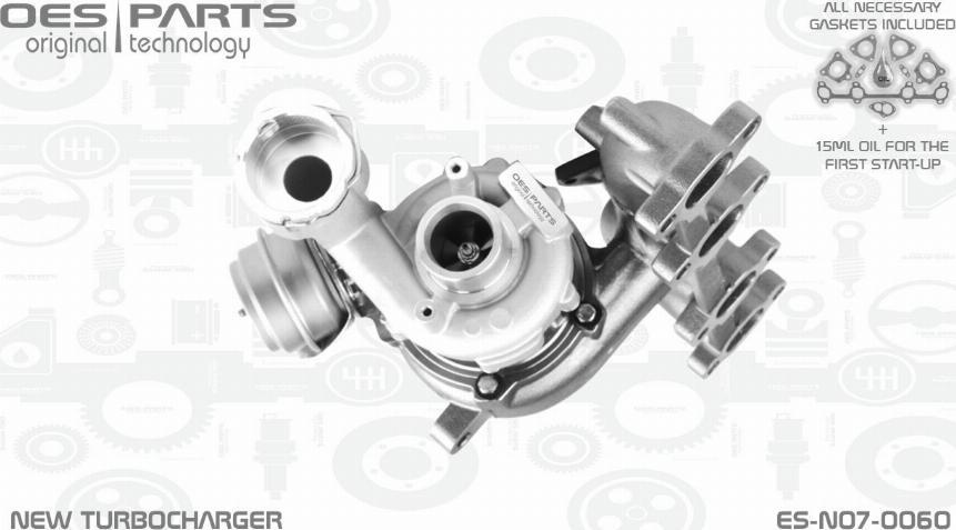 OES PARTS ES-N07-0060 - Turbocompresseur, suralimentation cwaw.fr